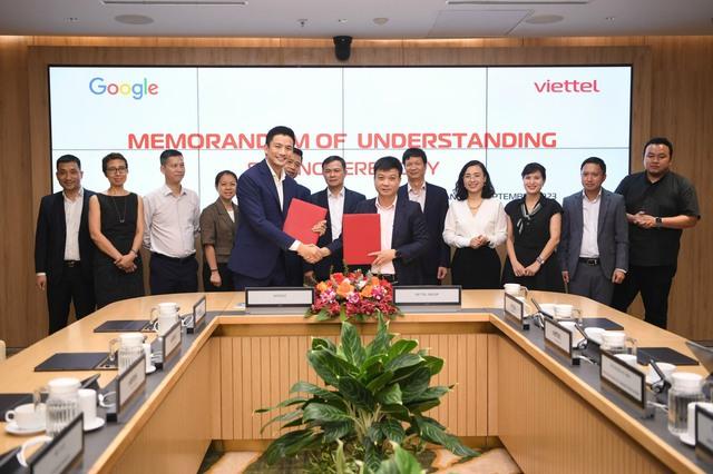 Viettel hợp tác với Google thúc đẩy chuyển đổi số lĩnh vực giáo dục và điện toán đám mây - Ảnh 1.