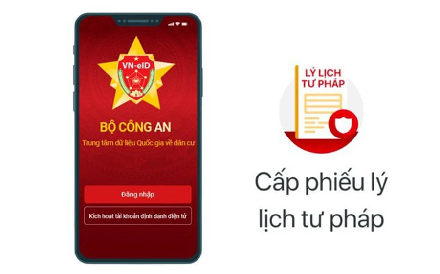 Hướng dẫn các bước đề nghị cấp phiếu lý lịch tư pháp trên VNeID