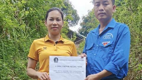 Công trình măng non chào mừng Đại hội cháu ngoan Bác Hồ huyện Sìn Hồ lần thứ IV, năm 2025