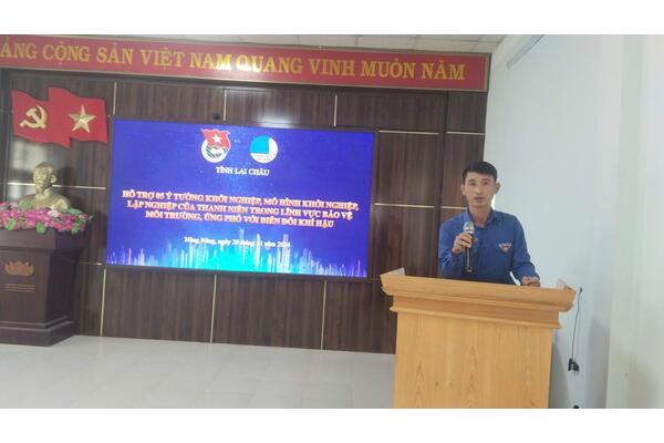 Tỉnh đoàn hỗ trợ 05 dự án, ý tưởng khởi nghiệp của thanh niên trong lĩnh vực bảo vệ môi trường, ứng phó với biến đổi khí hậu